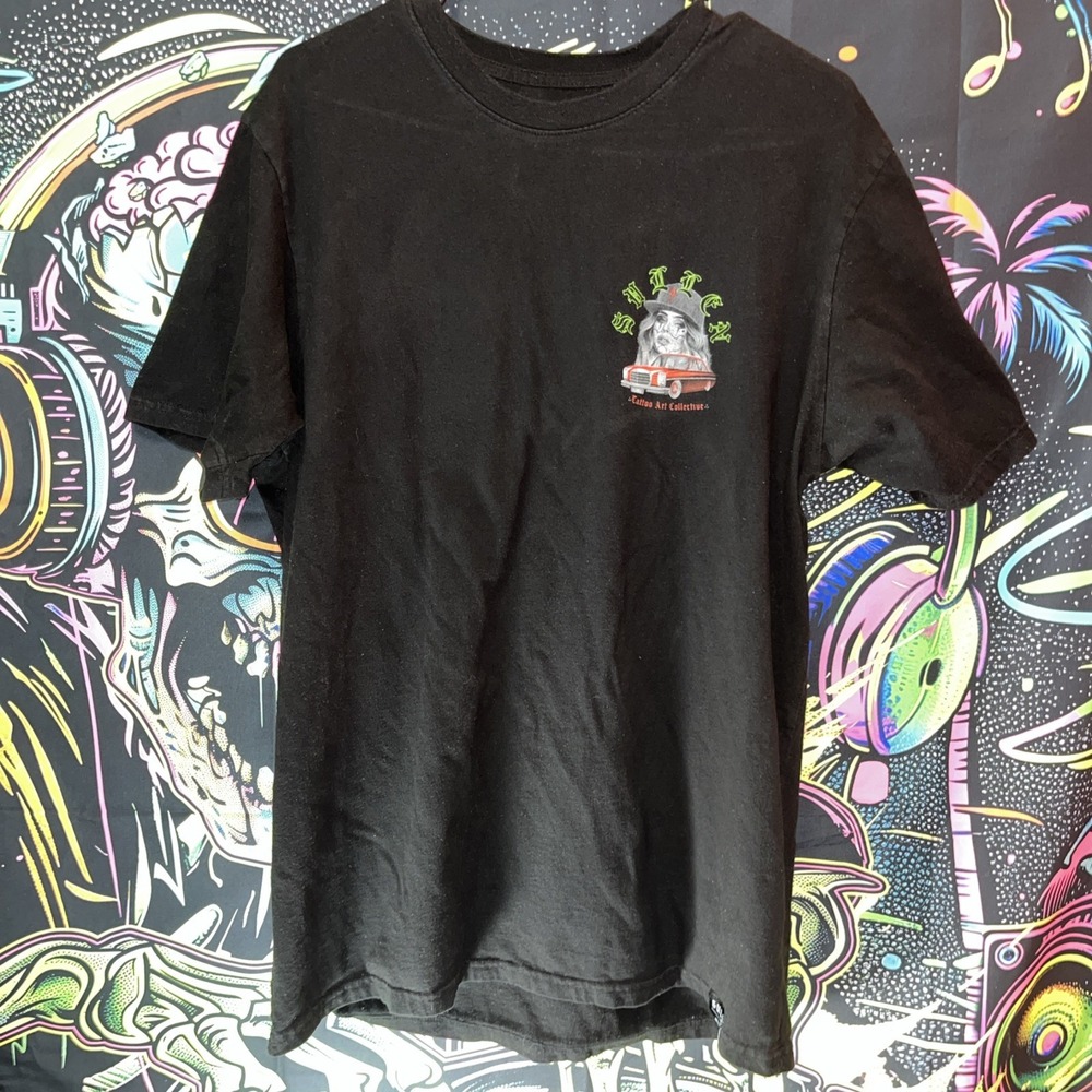 Sullen Art Collective Black Men's T‎ Shirt Large Short Sleeve Graphic Tee